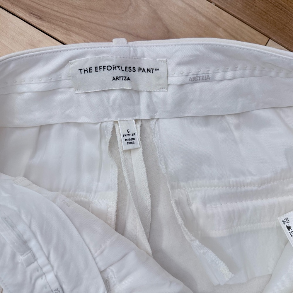 Aritzia The Effortless Pant™ - Crepette™ Light Birch Size 6 - Picture 7 of 9